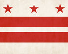 Washington DC Flag Print