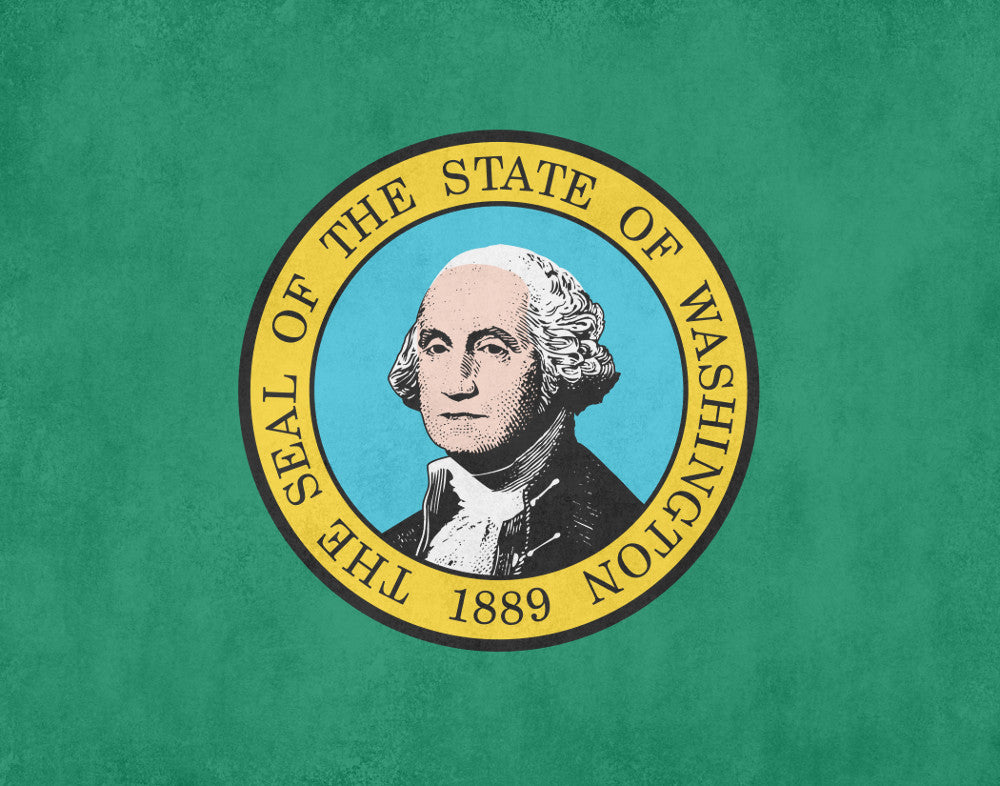 Washington State Flag Print