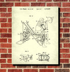 Gym Equipment Patent Poster Weights Room Art Print