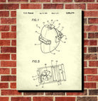 Welding Patent Print Welders Helmet Blueprint Workshop Poster