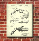 Welding Torch Patent Print Metalworking Blueprint Workshop Poster