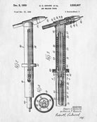 Welding Patent Print Welders Torch Blueprint Workshop Poster