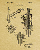 Welding Patent Print Welders Torch Workshop Poster