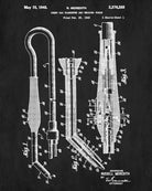 Welding Patent Print Welder Torch Workshop Poster