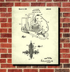 Welding Wire Patent Print Welder Blueprint Workshop Poster