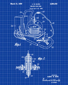 Welding Wire Patent Print Welder Blueprint Workshop Poster
