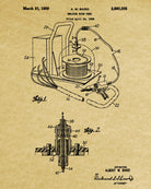 Welding Wire Patent Print Welder Blueprint Workshop Poster