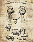Whiskey Measure Patent Print Bar Wall Art Pub Decor Poster