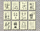Whiskey Patent Prints Set 12 Bar Art Pub Tavern Posters