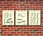 Whiskey Patent Prints Set 3 Cafe Posters Bar Wall Art