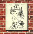 Windsurfer Patent Print Nautical Art Windsurfing Poster