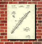 Windscreen Wipers Patent Print Garage Blueprint Workshop Poster