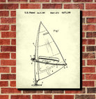 Windsurfer Patent Print Nautical Art Windsurfing Poster