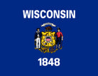 Wisconsin State Flag Print