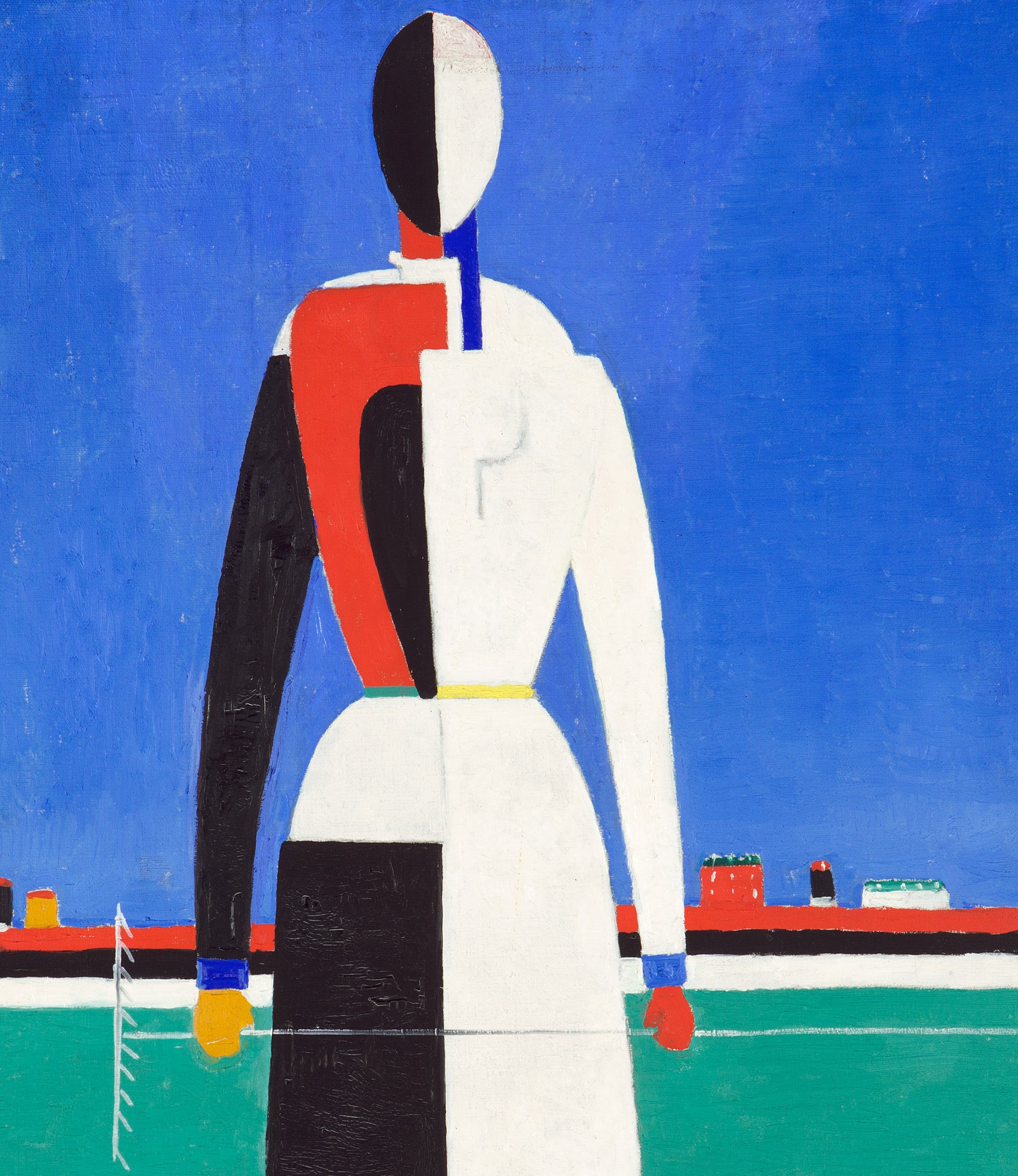 Kazimir Malevich Fine Art Print, Woman with Rake