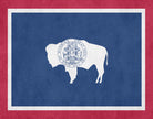 Wyoming State Flag Print