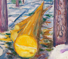 Edvard Munch Fine Art Print, Yellow Log