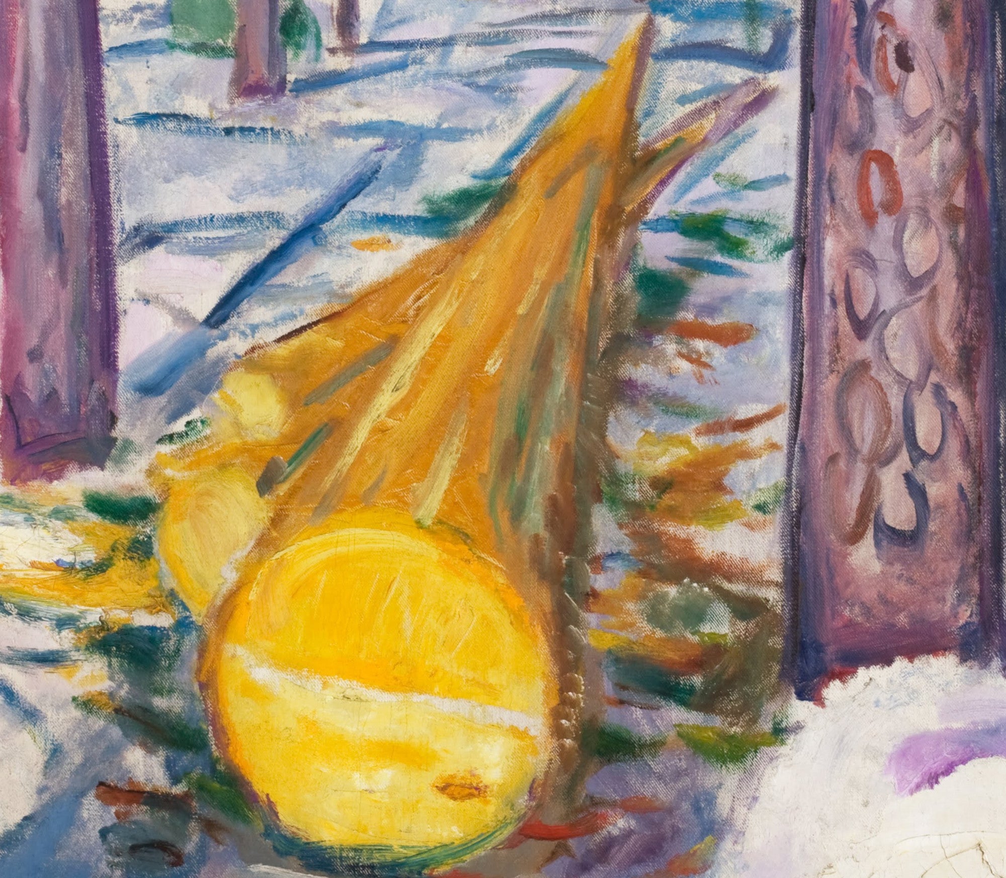 Edvard Munch Fine Art Print, Yellow Log