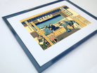 36 Views of Mount Fuji, Yoshida at Tokaido, Katsushika Hokusai, Japanese Print