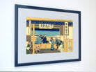36 Views of Mount Fuji, Yoshida at Tokaido, Katsushika Hokusai, Japanese Print