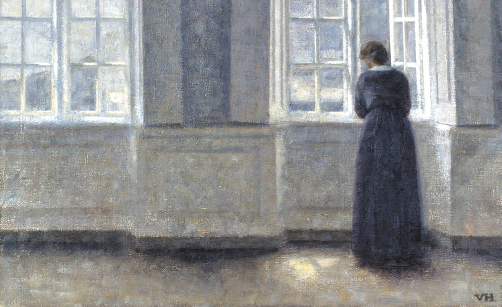 Vilhelm Hammershoi prints and canvas panels