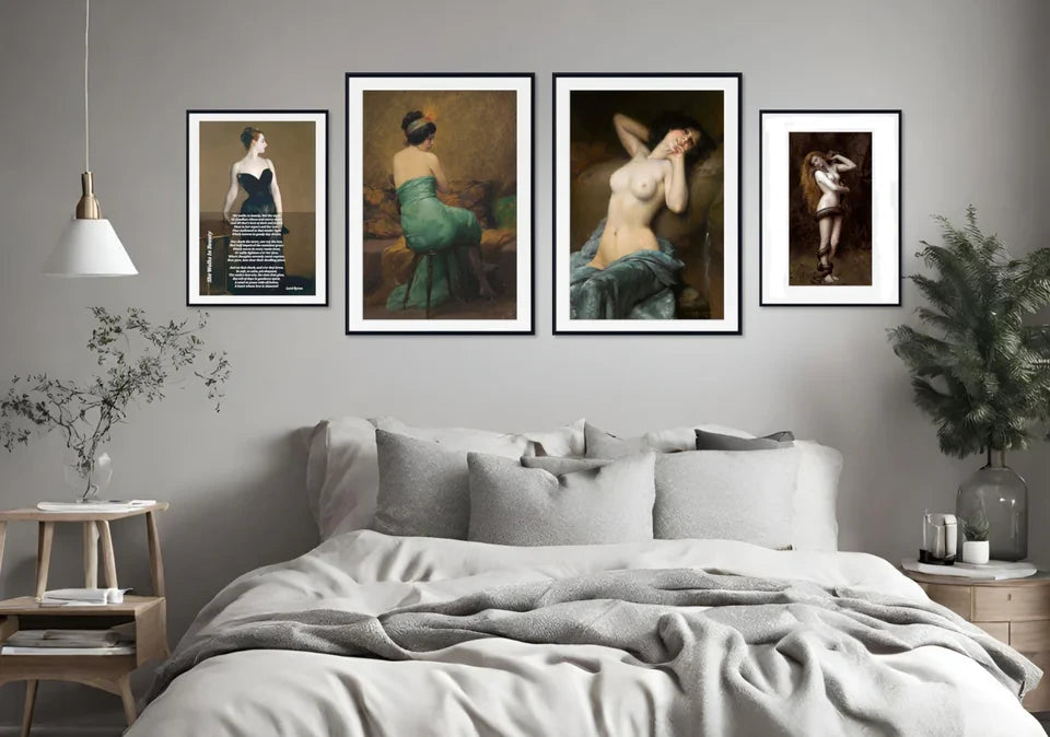 Sophisticated Grey Bedroom Wall Art Choices