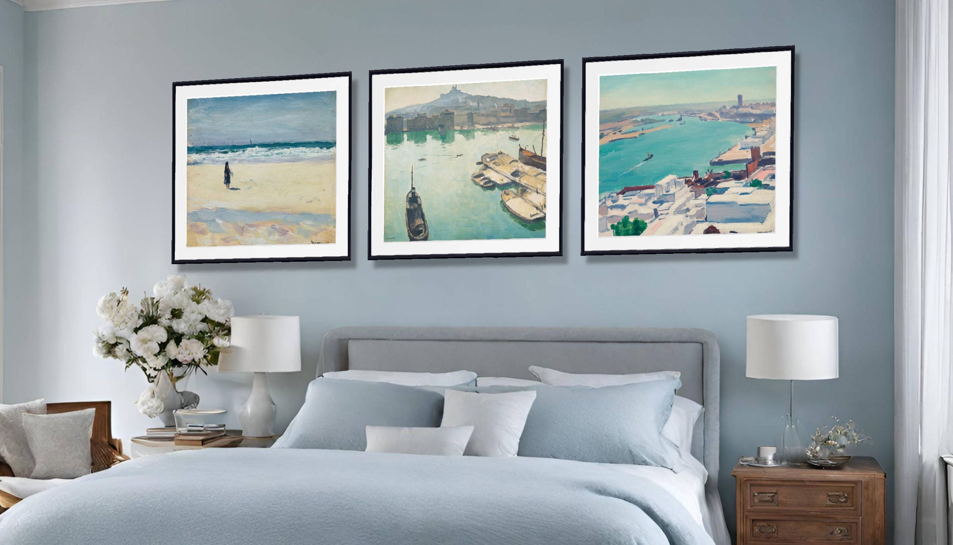 Choosing the Perfect Blue Bedroom Wall Art – GalleryThane
