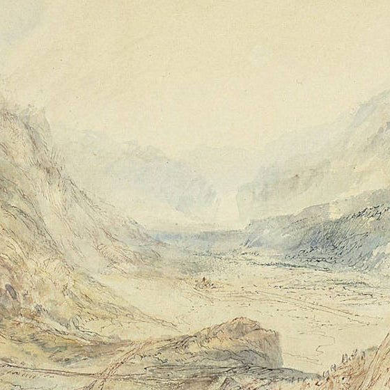 View in the St. Gotthard Pass, Switzerland (1842), William Turner