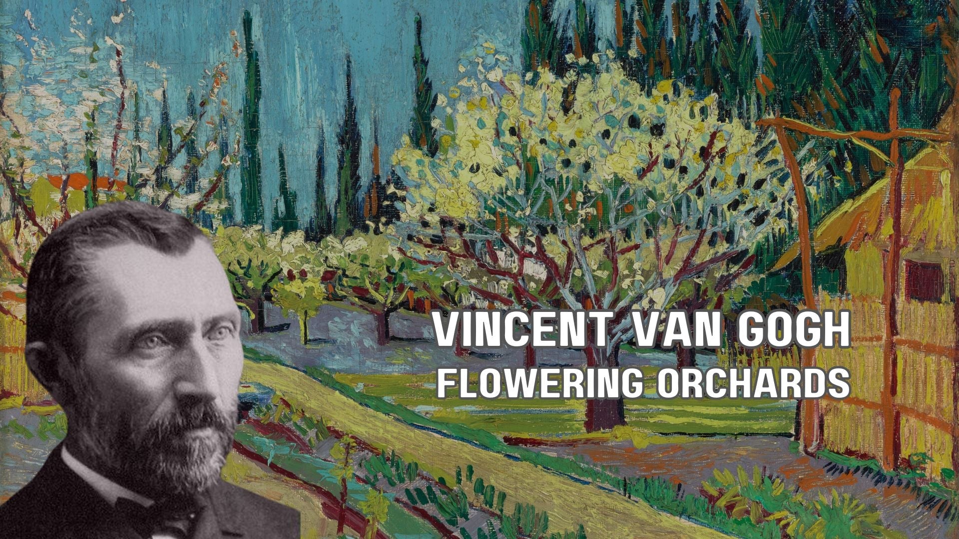 Vincent van Gogh Flowering Orchards Prints