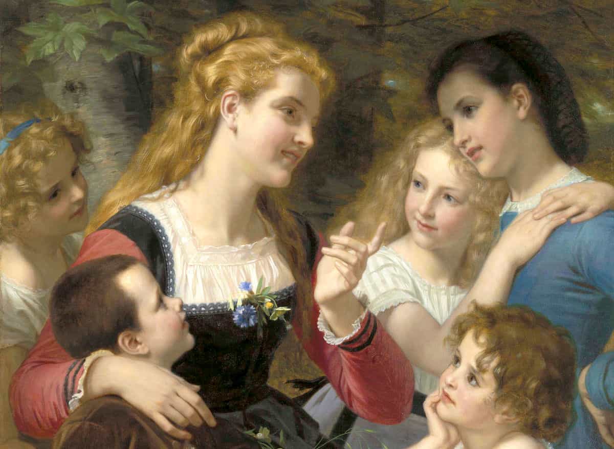 Hugues Merle paintings