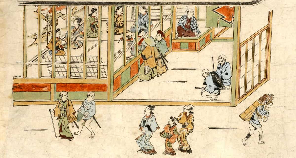 Hishikawa Moronobu paintings