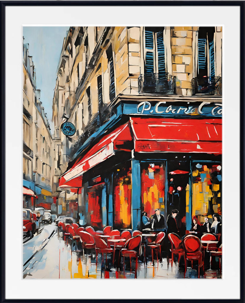 Pop Art Print - Paris Cafe