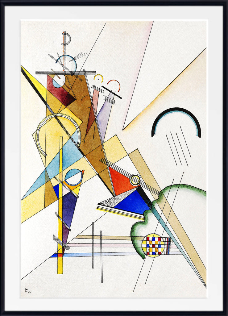 Wassily Kandinsky Fine Art Print, Geometric Abstract Art