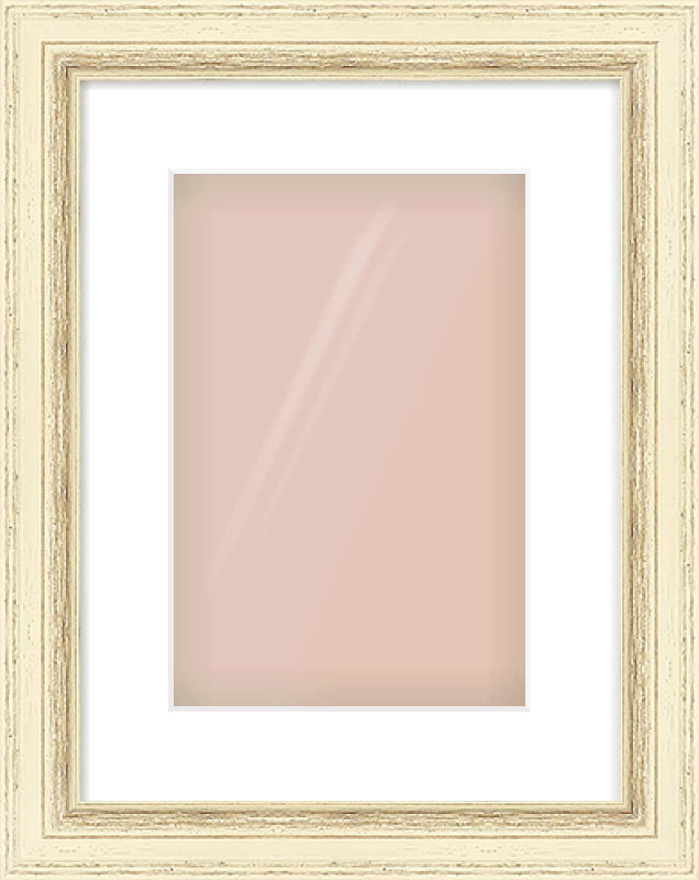 Distressed Cream Frames For Prints - Landscape, Square Portrait Format ...