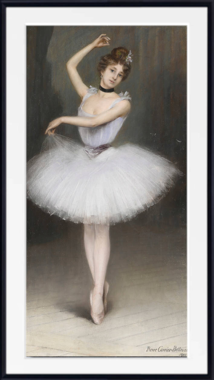 Pierre Carrier-Belleuse Print, A Ballerina (1900)