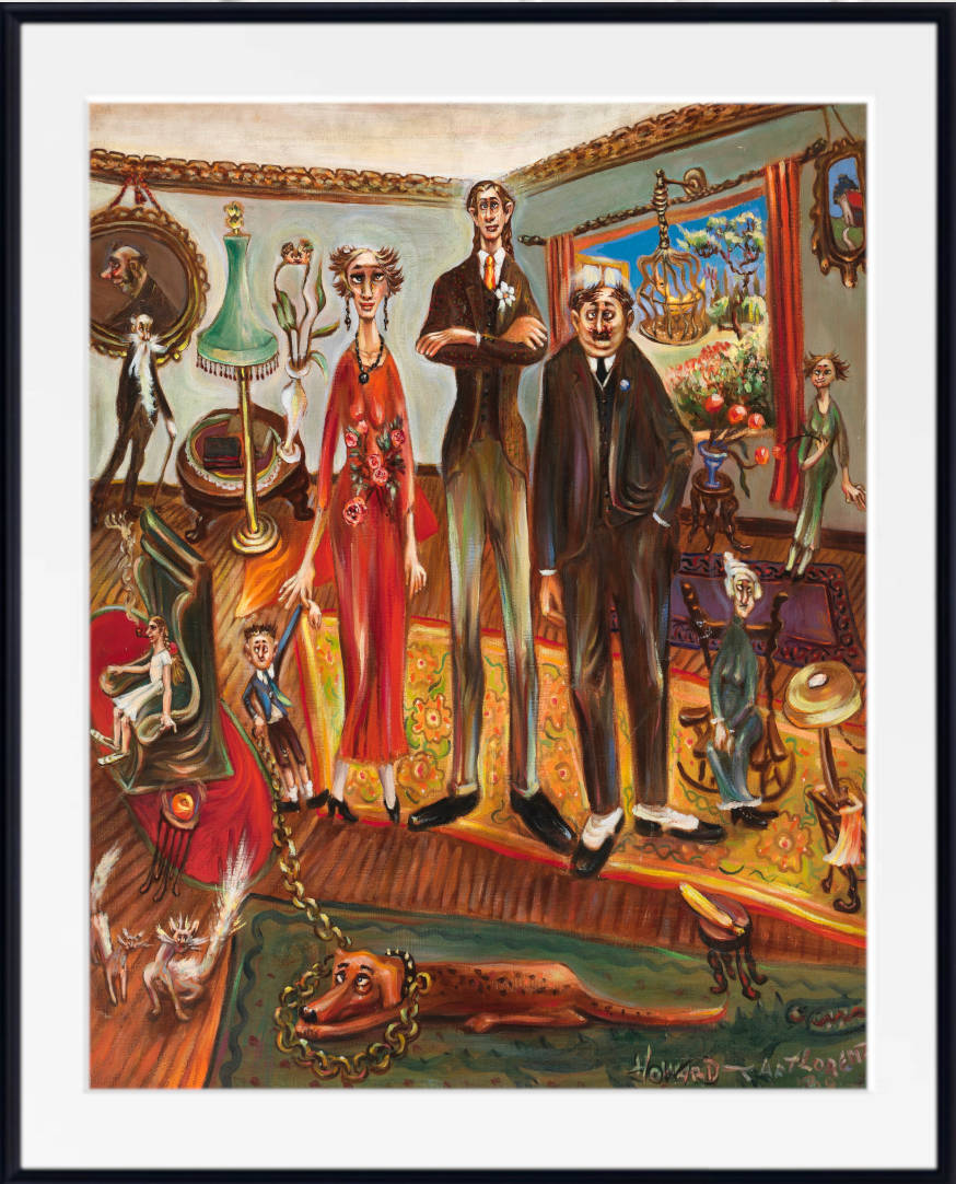 Howard Taft Lorenz Print, A Family (1938)