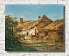 Tina Blau Print, A Farmer’s House (1868)