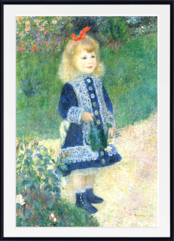 Renoir, Impressionist Fine Art Print, Girl With a Watering Can