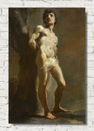 A Male Nude Seen from the Front (St. Sebastian) by Ubaldo Gandolfi
