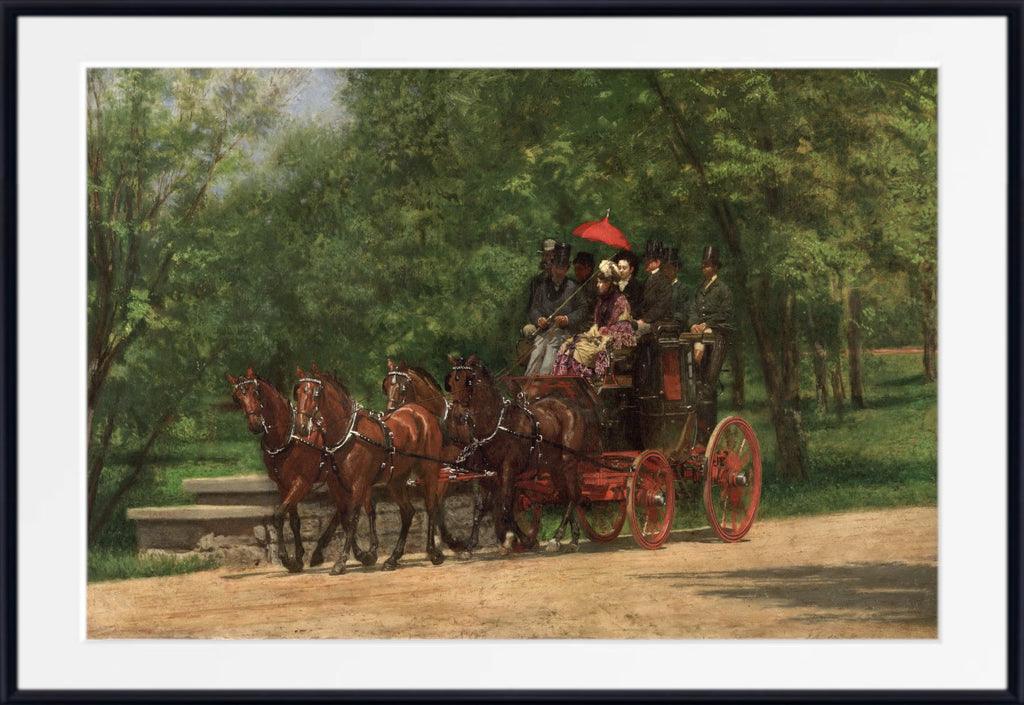 A May Morning in the Park (The Fairman Rogers Four-in-Hand) by Thomas Eakins