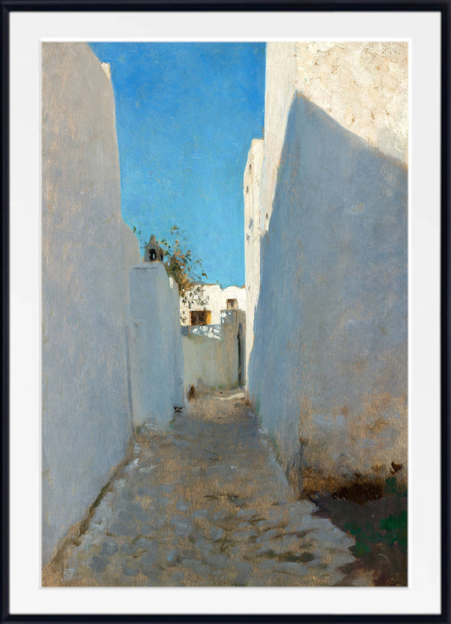 John Singer Sargent Print, A Moroccan Street Scene (1879)