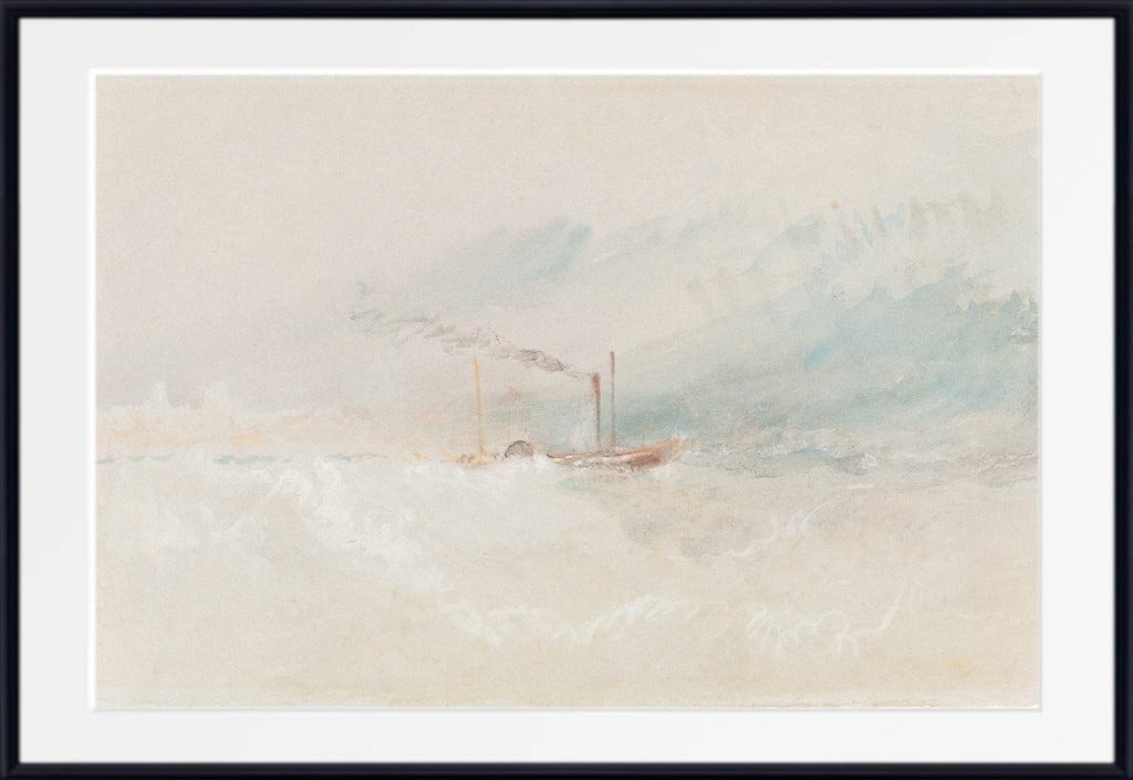 A Packet Boat off Dover (c. 1836) by Joseph Mallard William Turner