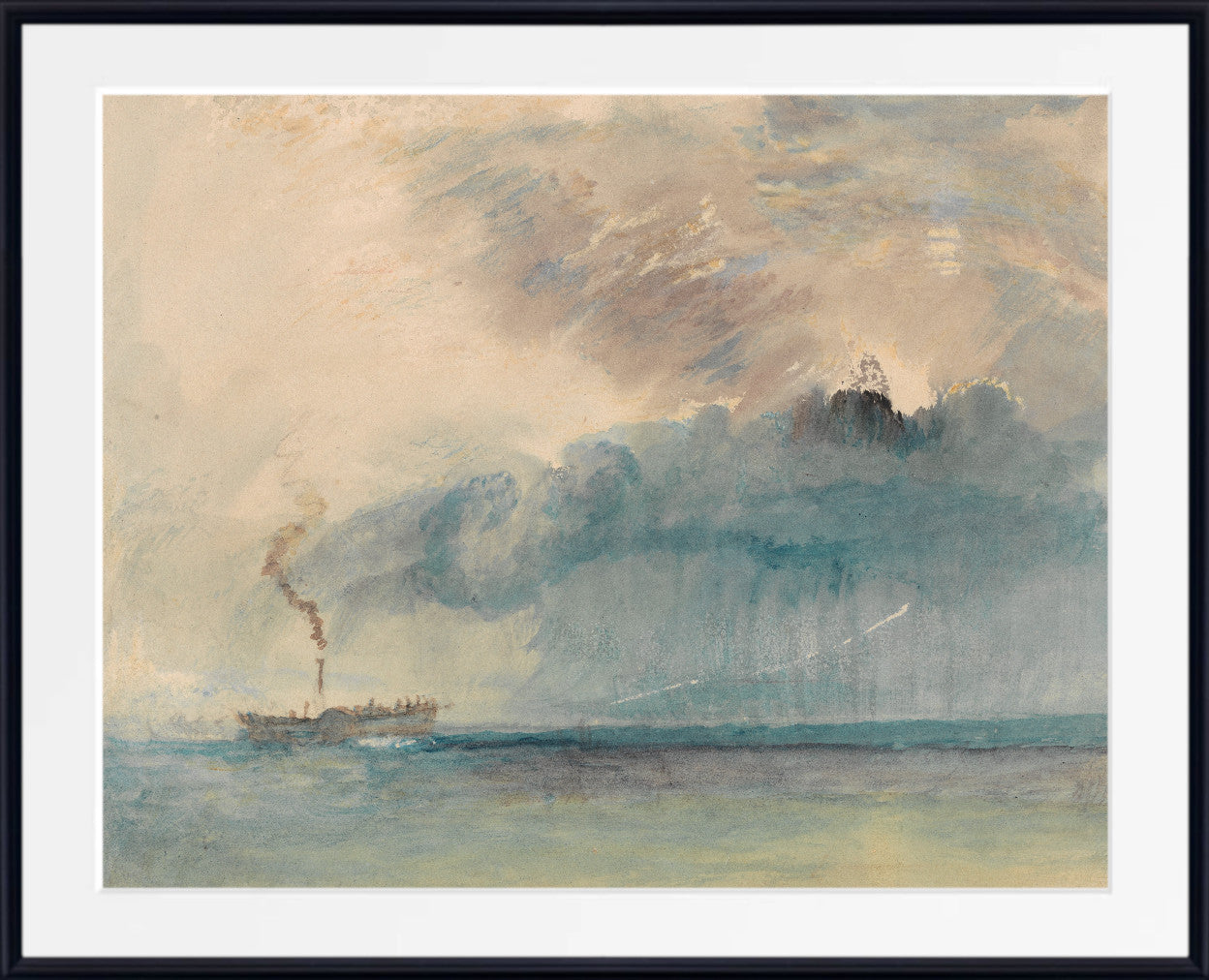 A Paddle-steamer in a Storm, J.M.W. Turner