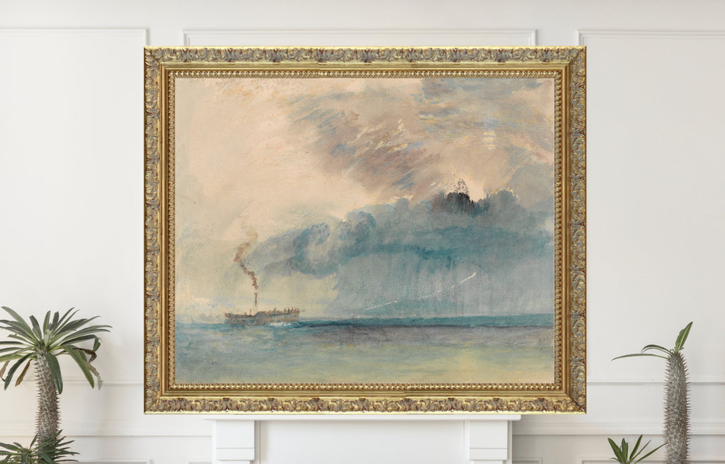 A Paddle-steamer in a Storm, J.M.W. Turner