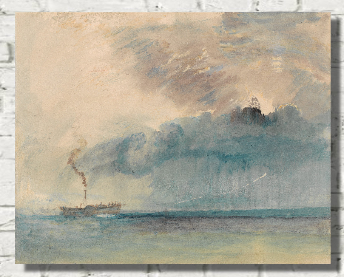 A Paddle-steamer in a Storm, J.M.W. Turner