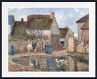 Camille Pissarro Fine Art Print, A Pond in Ennery (1874)