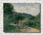 Renoir Fine Art Print, A Road in Louveciennes (ca. 1870)