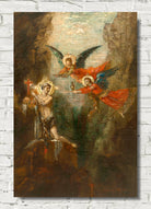 Gustave Moreau Print,  A Saint In The Desert (1879)