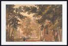 David Cox Print, A Street in Harborne (c 1808)