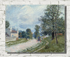 Alfred Sisley Print, A Turn in the Road (1873)